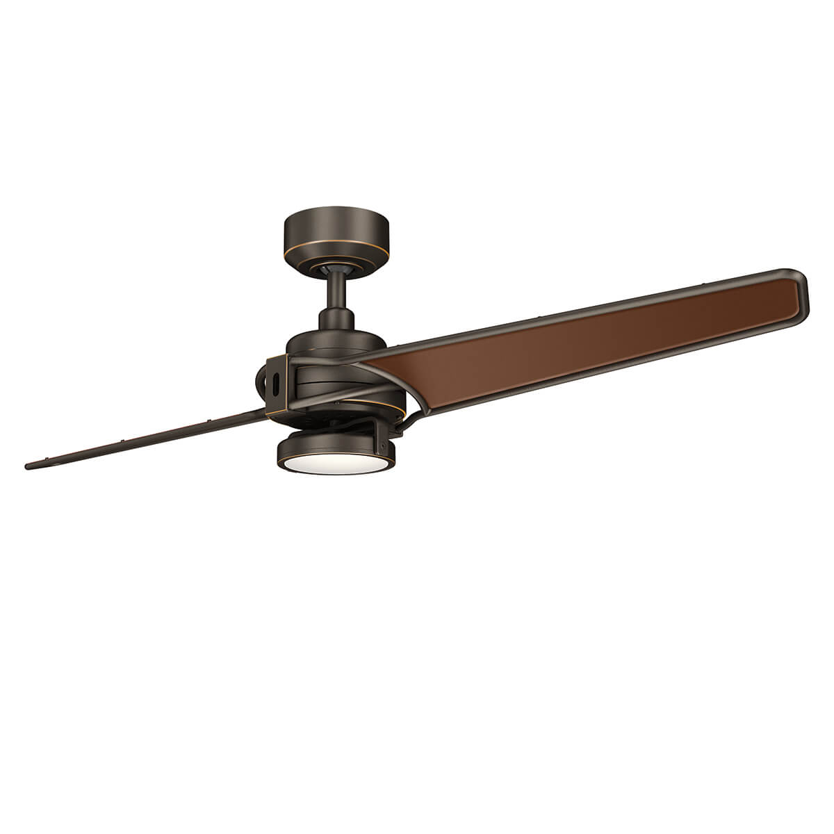 Elstead Lighting Xety LED Deckenventilator mit LichtBronze gebürstet