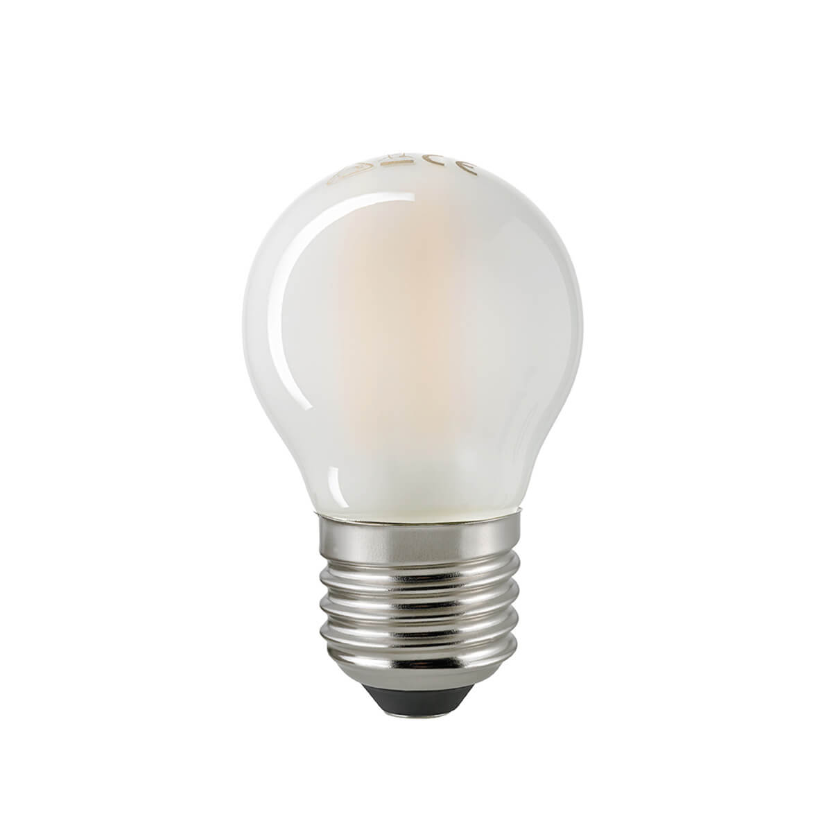 LED Filament Kugellampe E27 matt, 4,5 W, Dim-to-Warm