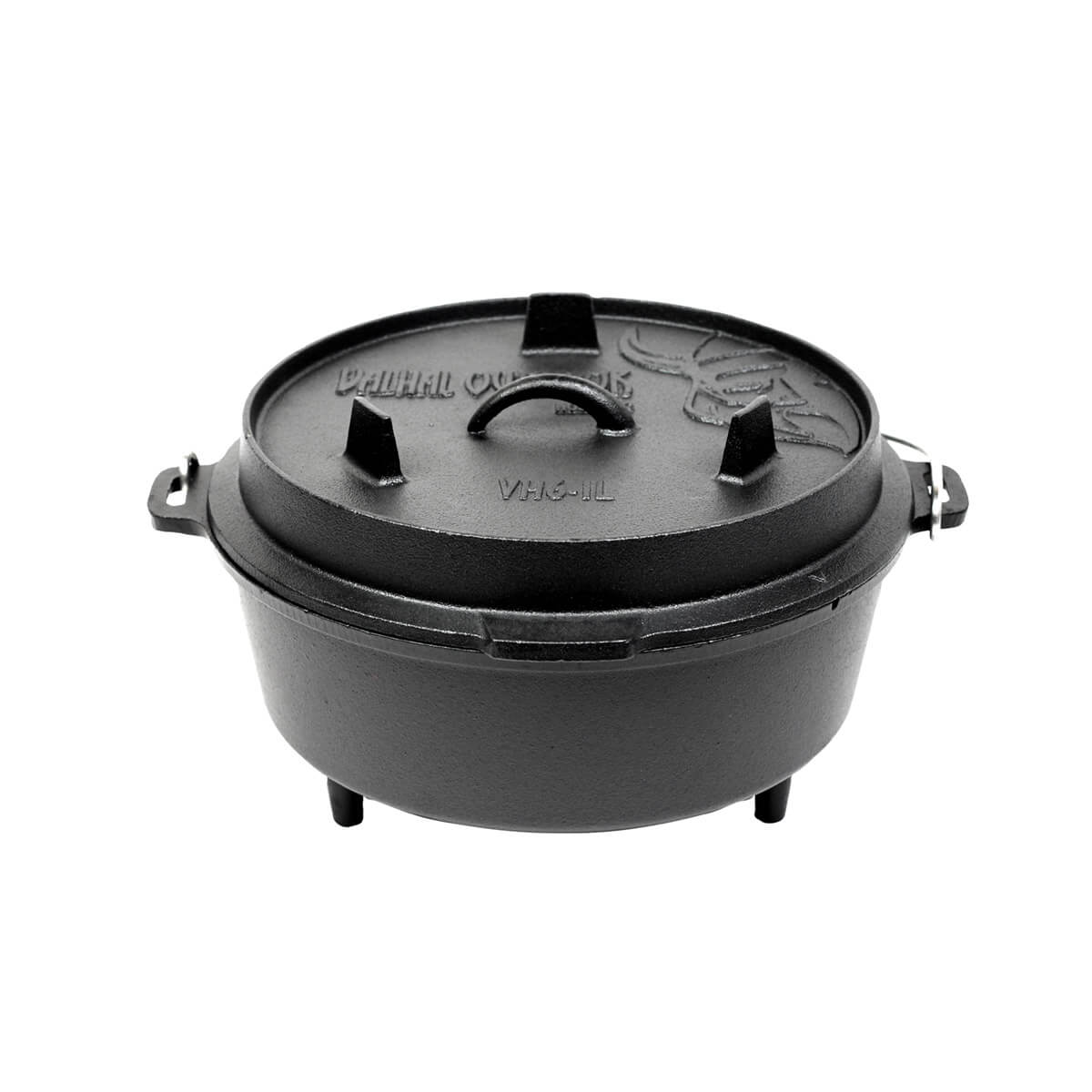 Dutch Oven / Feuertopf 6,1L mit Füßen