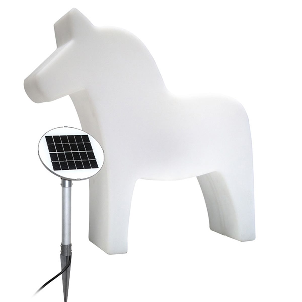 8 seasons design Shining Horse LED Solar- / Dekoleuchteweiß