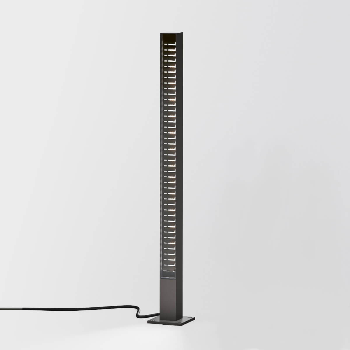 IP44.de Lin Base LED Pollerleuchte Connect70 cm, cool brown (braun)