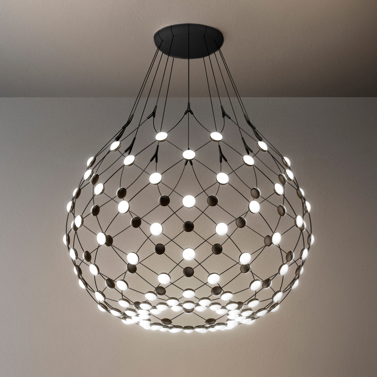 Luceplan Mesh Wireless LED SospensioneØ: 100 cm, Kabellänge: 500 cm