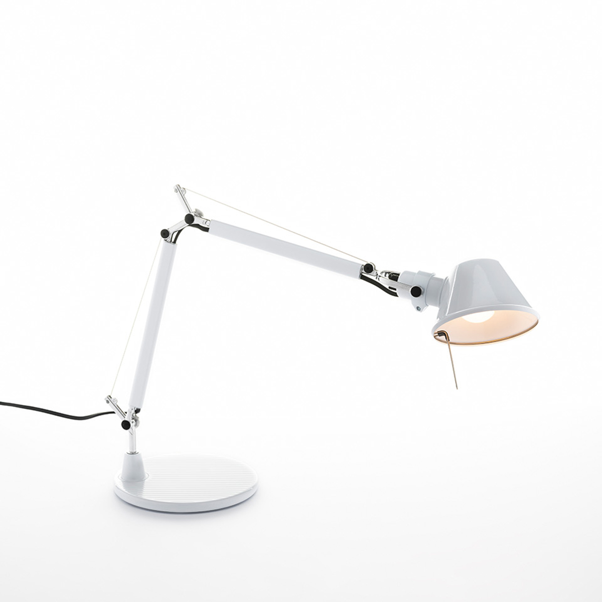 Artemide Tolomeo Micro Tavoloweiß glänzend