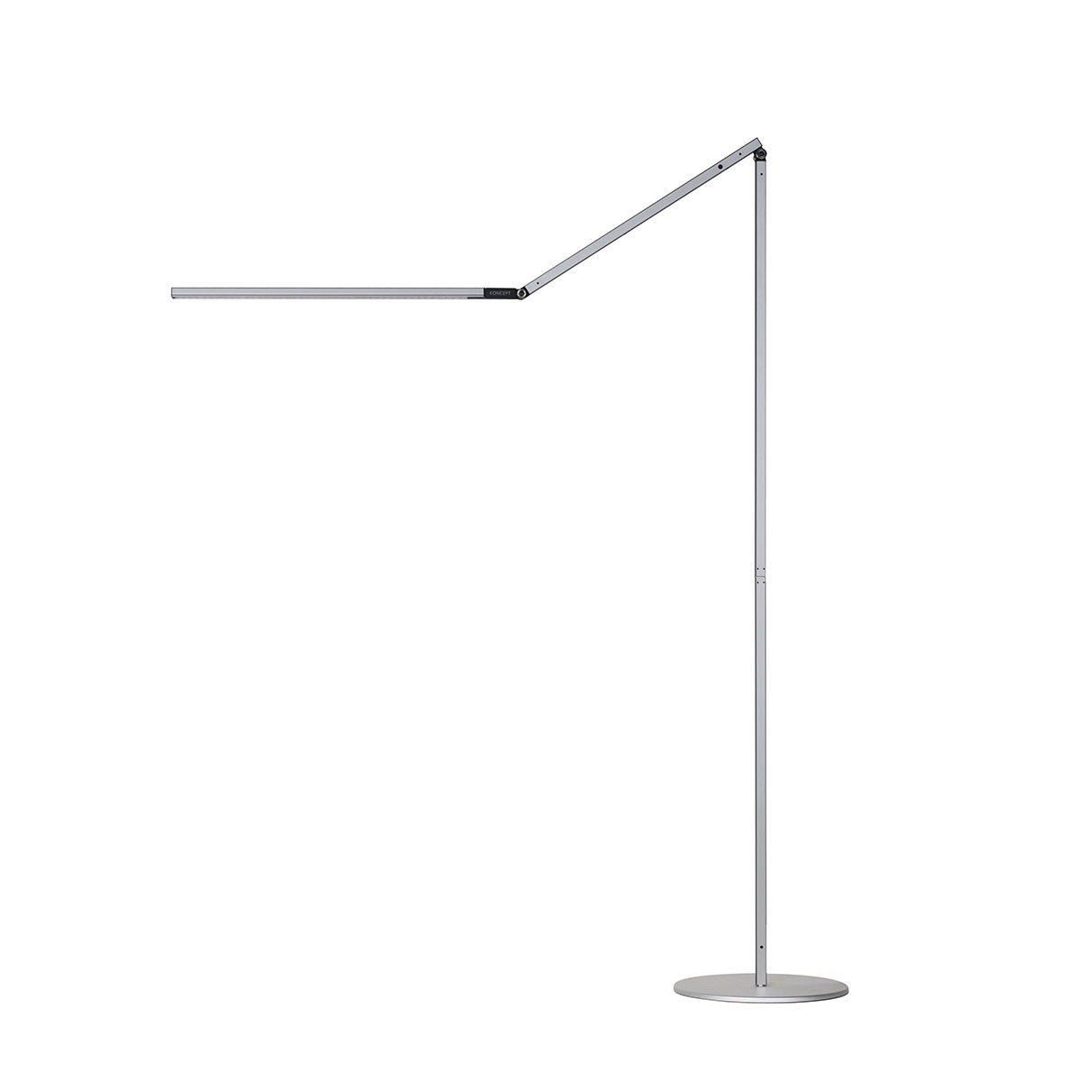 Koncept Z-Bar Floor LED Stehleuchte3500 K, silberfarben