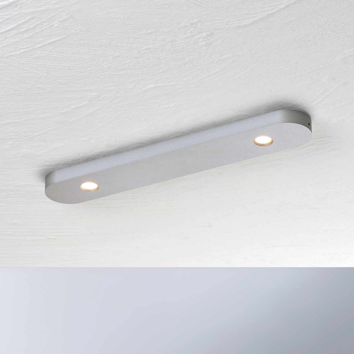 Bopp Close LED Deckenleuchte, 30 x 5 cmAluminium eloxiert