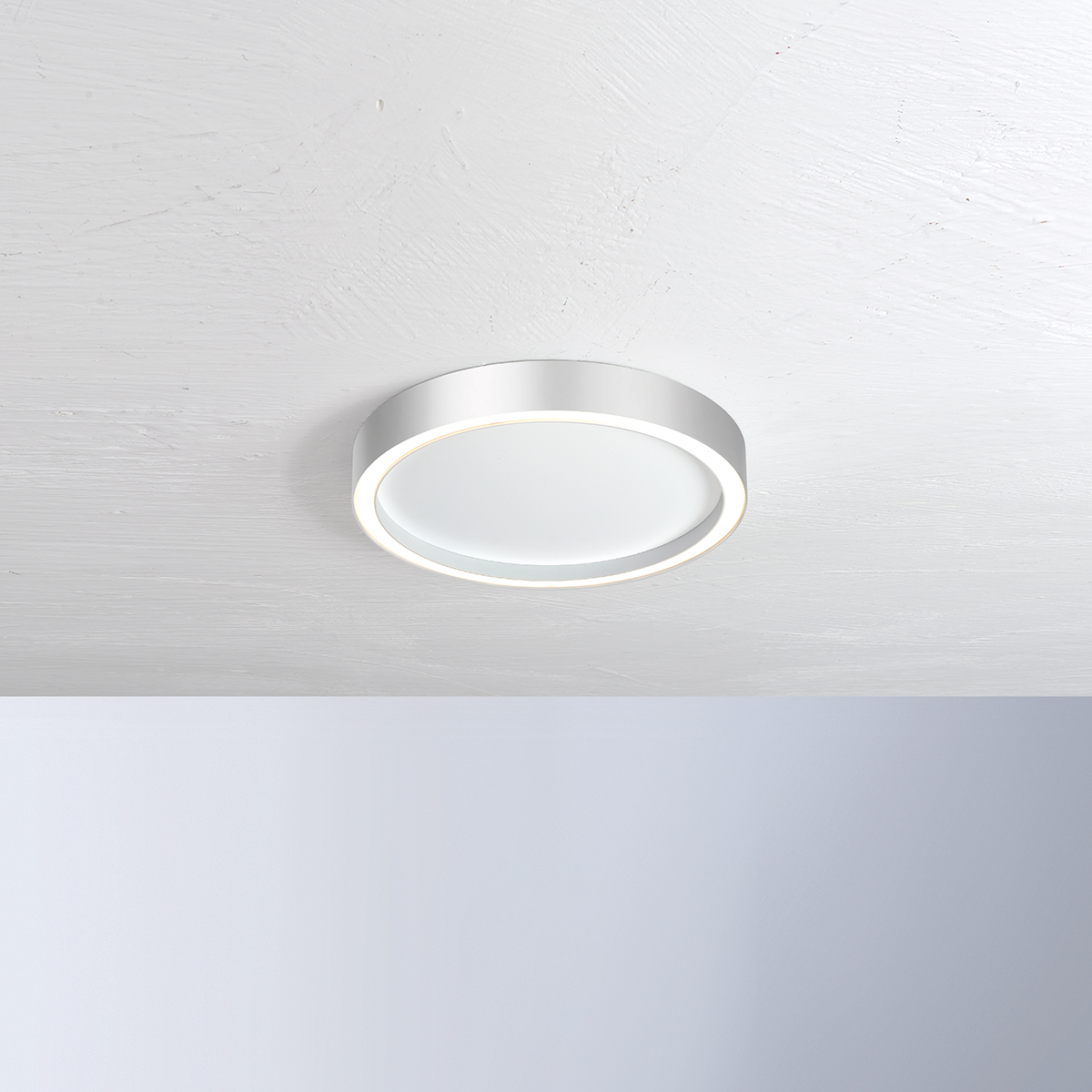 Bopp Aura LED Deckenleuchte, Ø: 30 cmweiß / Aluminium