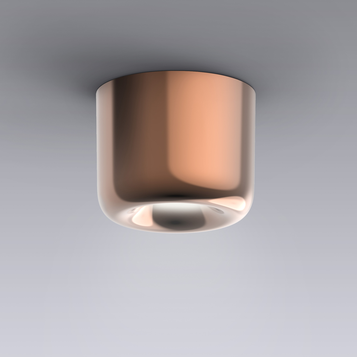 serien.lighting Cavity Ceiling L LED Deckenleuchte3000 K, Bronze finish