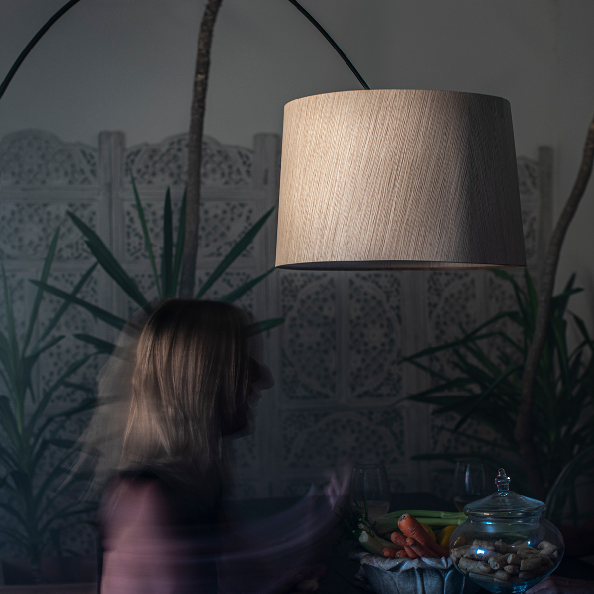 Foscarini Twiggy Wood LED Terra, nero (schwarz)