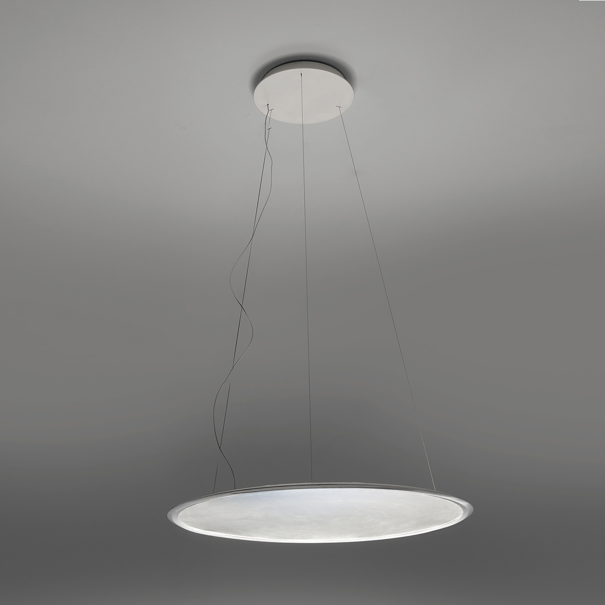 Artemide Discovery LED SospensioneAluminium satiniert