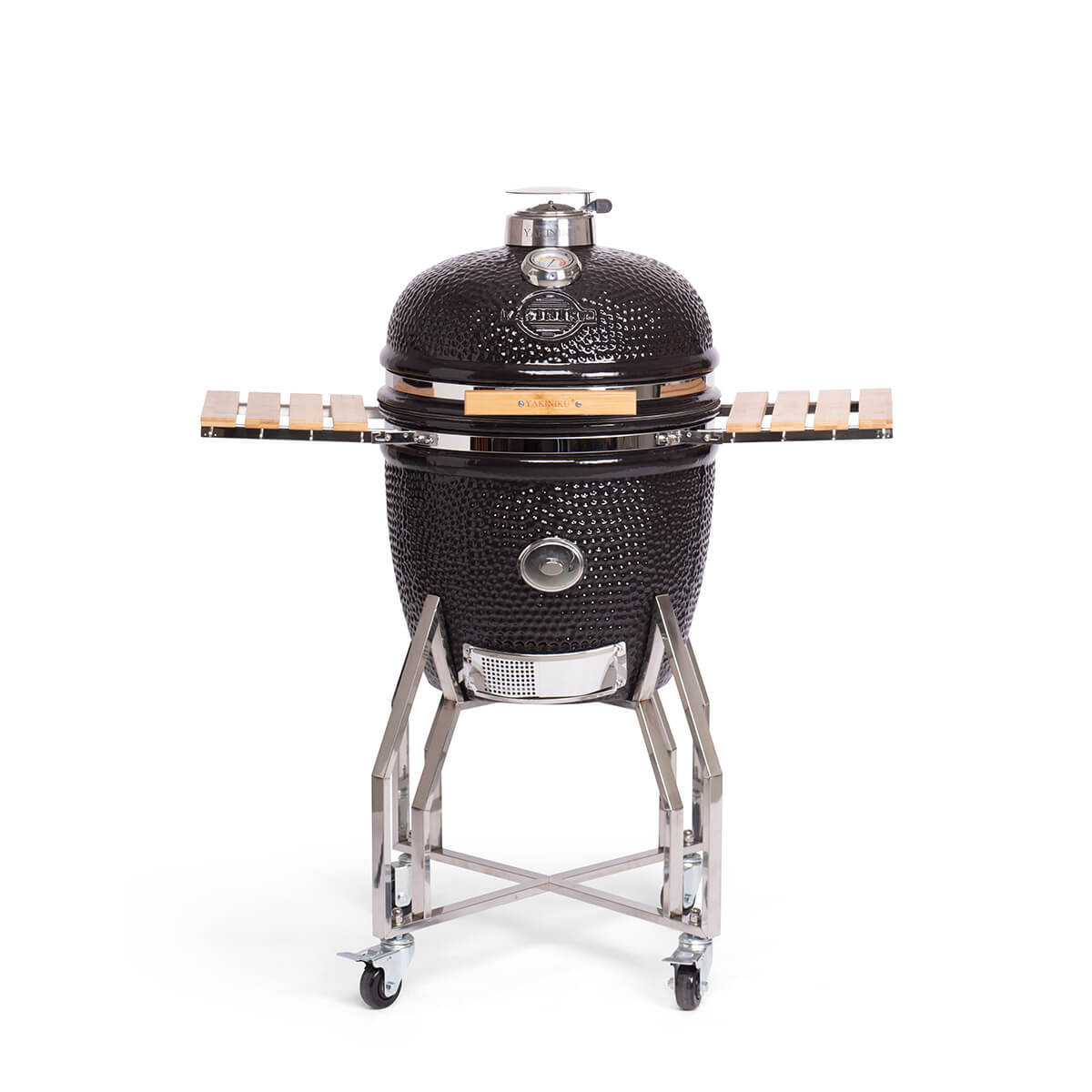 Kamado Grill inkl. Ständer, Seitentischen & Pro Set