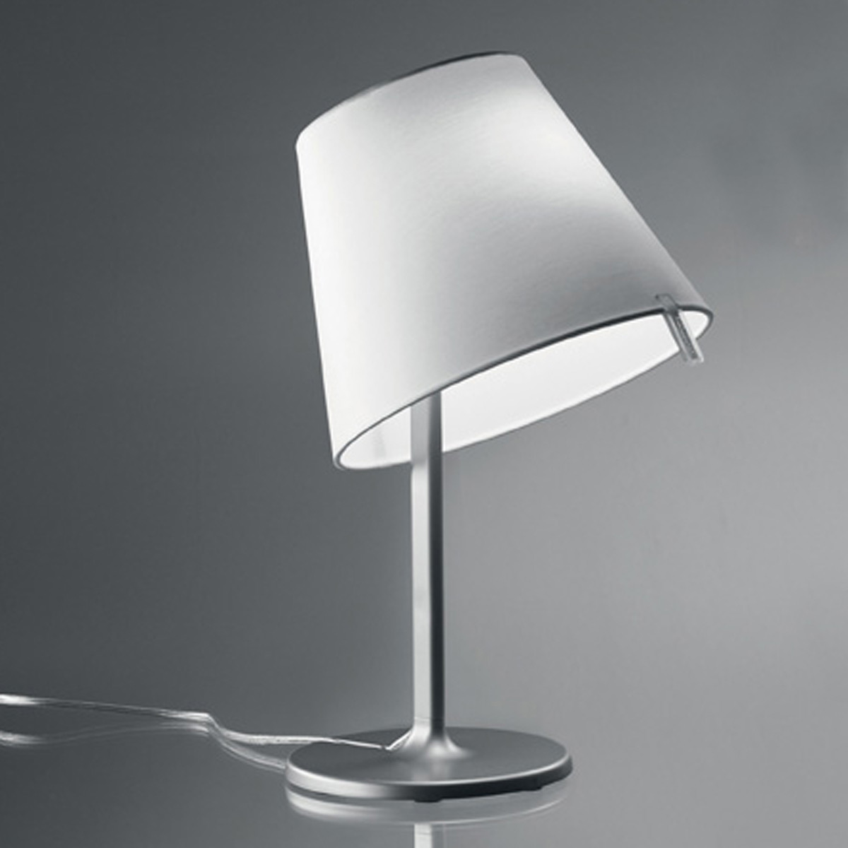 Artemide Melampo Notte Tavoloaluminiumgrau