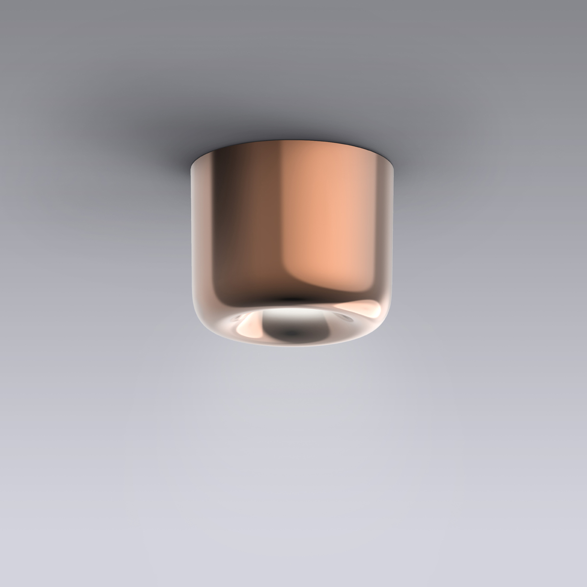 serien.lighting Cavity Ceiling S LED Deckenleuchte2700 K, Bronze finish