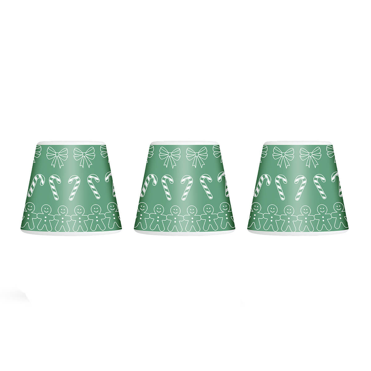 X-mas Mini Cappie Greenmas, 3er-Set, für Edison the Mini