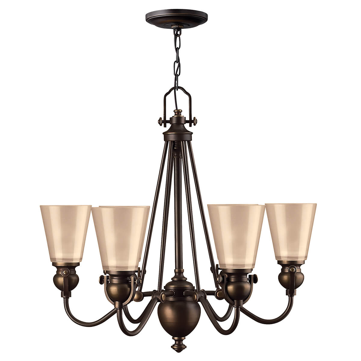 Elstead Lighting Mayflower Kronleuchter6-flg., Antik Bronze