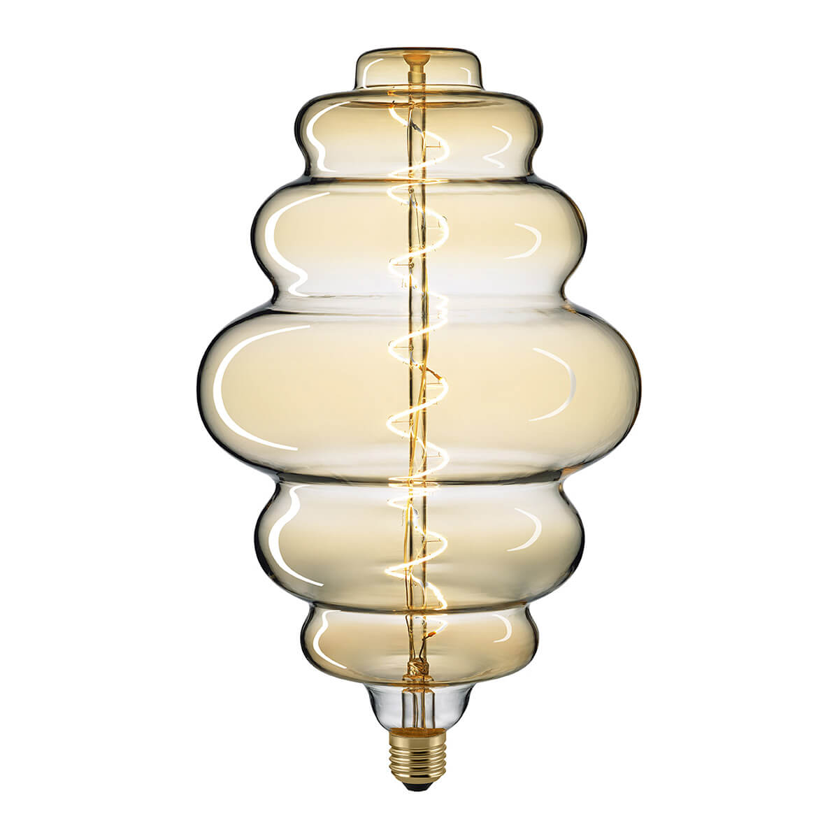 LED Filament Giantlampe Nest E27 Gold, 6 W, 2200 K, dimmbar