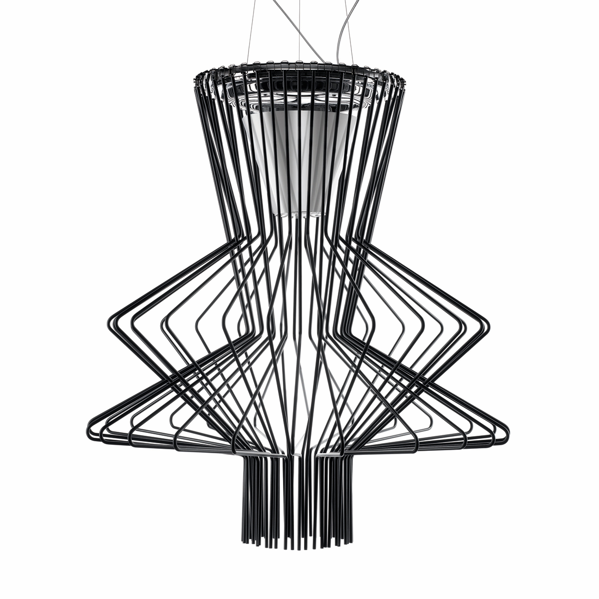 Foscarini Allegro LED Sospensioneritmico, grafite (graphit)