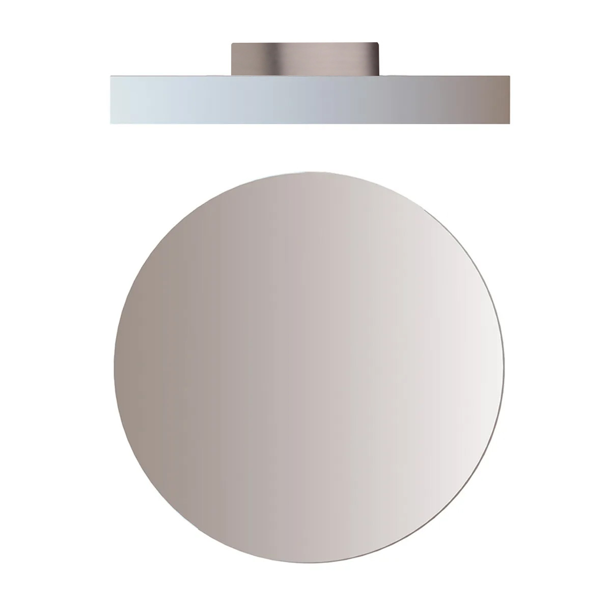 Top Light Allround Flat Wall & Ceiling, Ø: 24 cmNickel matt