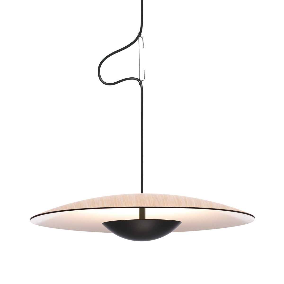 Marset Ginger LED PendelleuchteØ: 42 cm, Wenge