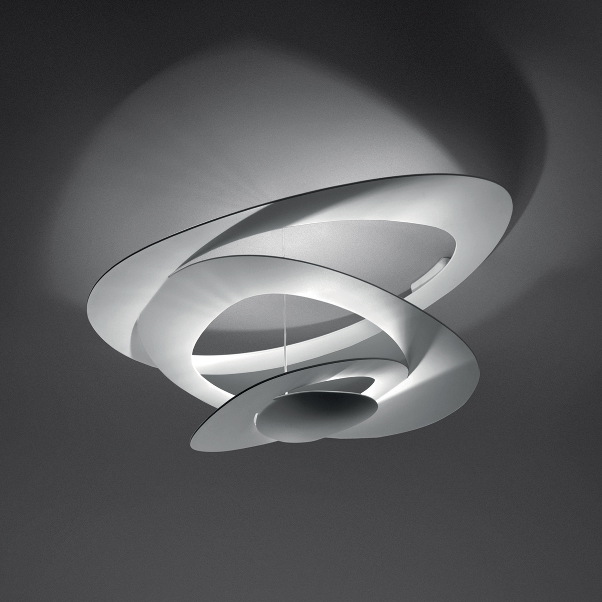 Artemide Pirce Mini LED Soffittoextern dimmbar (Push), 3000 K, weiß