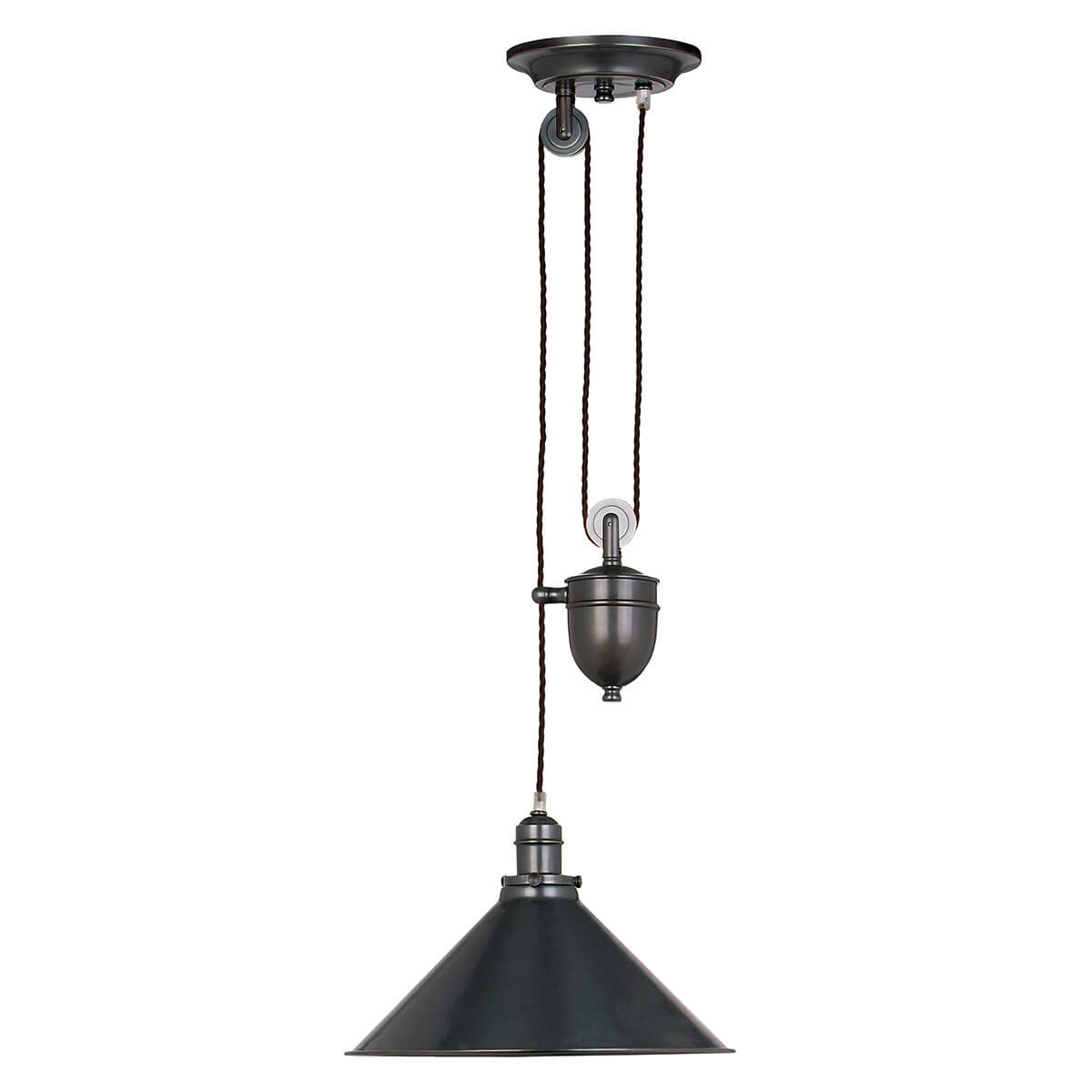 Elstead Lighting Provence Rise and Fall PendelleuchteAntik Bronze