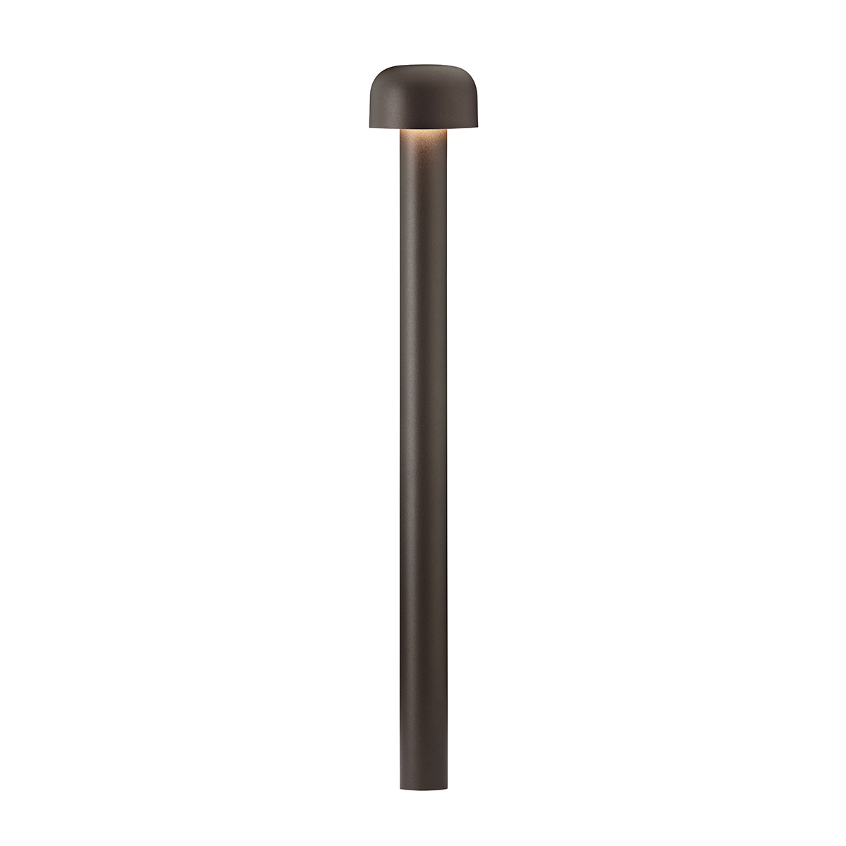 Flos Outdoor Bellhop Bollard 850 LED Pollerleuchte, 3000 Kdeep brown