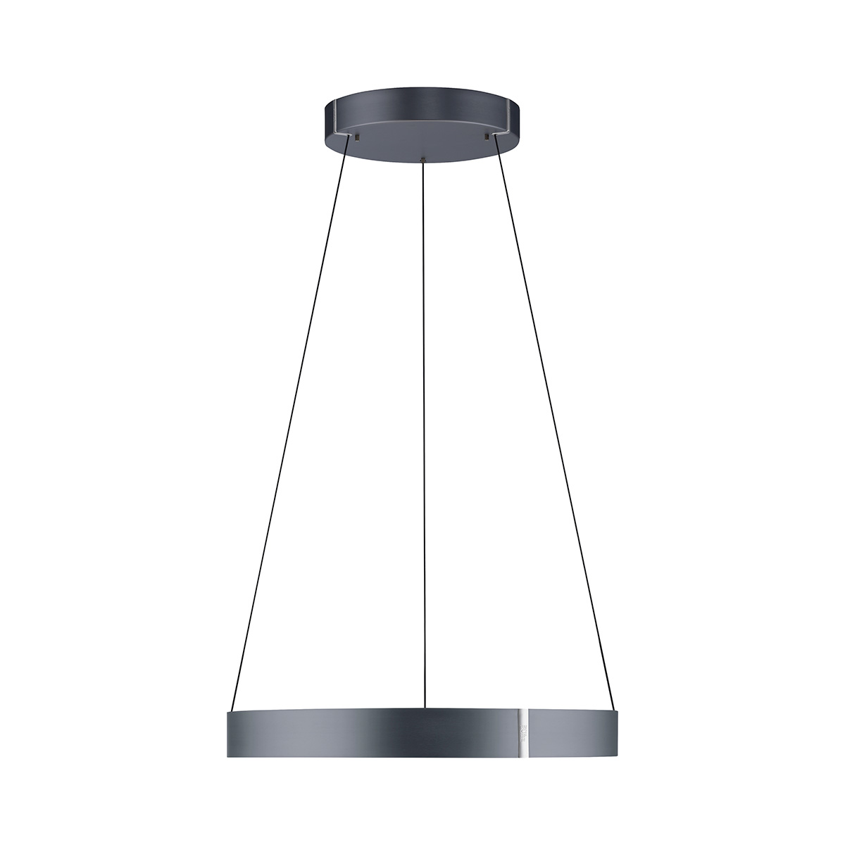 Neuhaus PURE by Paul Neuhaus E-Clipse LED PendelleuchteØ: 70 cm, dunkelgrau