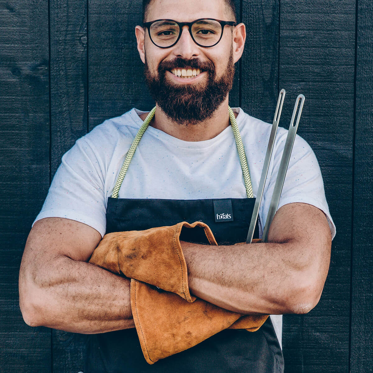 Höfats Grillhandschuhe, Naturleder