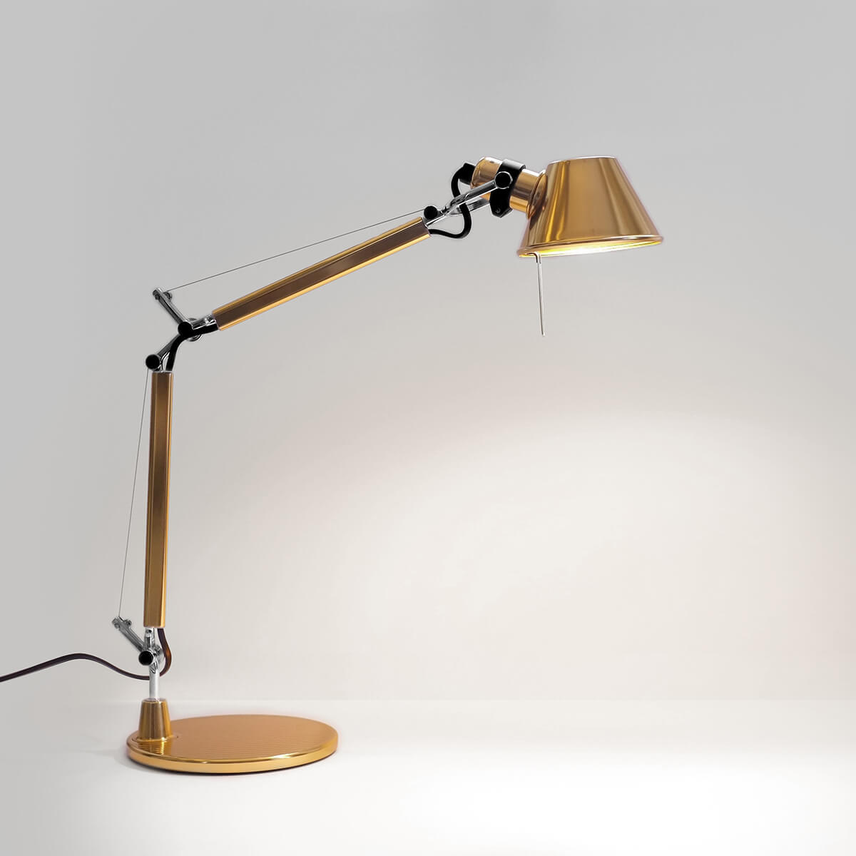 Artemide Tolomeo Micro Tavolo Goldgolden