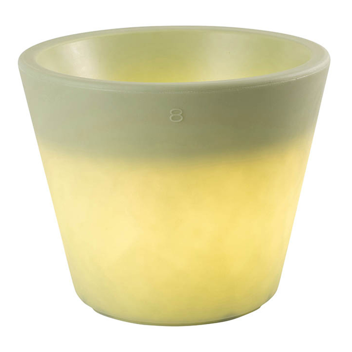 8 seasons design Shining Classic Pot XM Pflanztopf / Dekoleuchtemintgrün