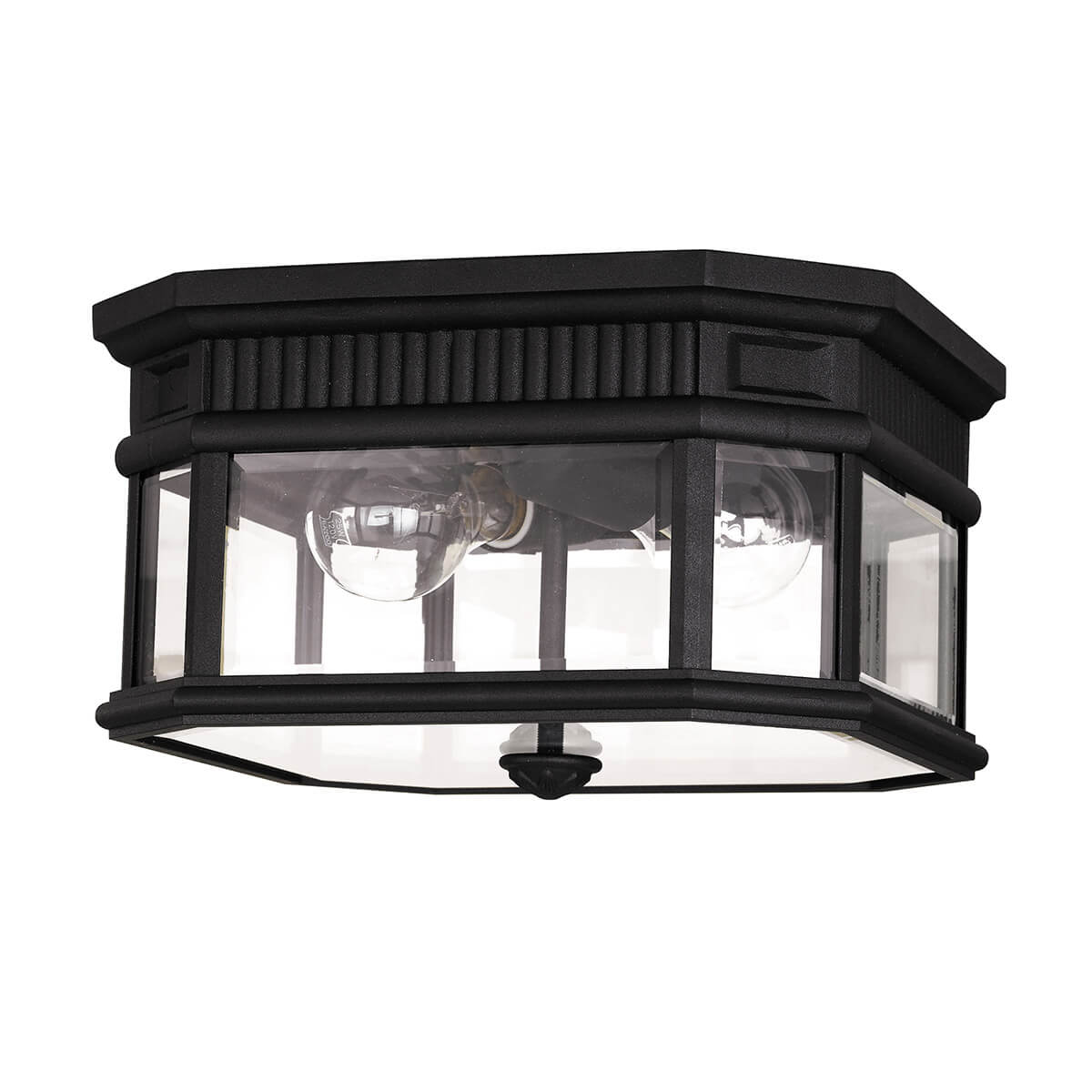 Elstead Lighting Cotswold Lane Flush Ceiling Mount Deckenleuchteschwarz