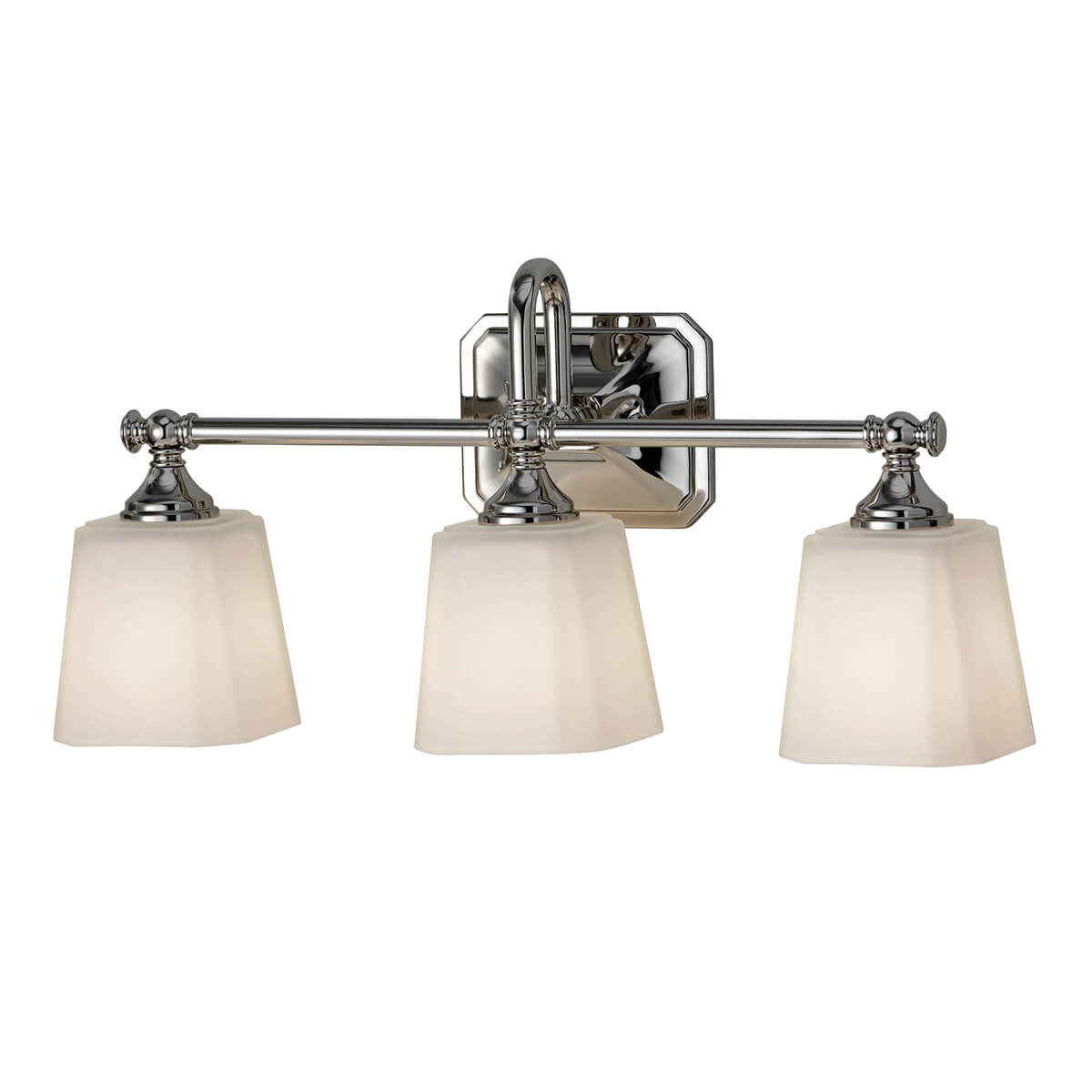 Elstead Lighting Concord Wandleuchte, 3-flg.Chrom poliert