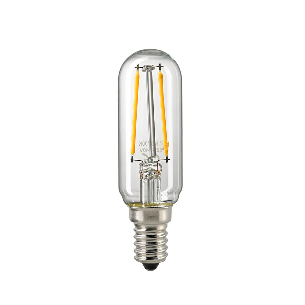 LED Filament Röhrenlampe T25 E14 klar, 4,5 W, 2700 K, dimmbar