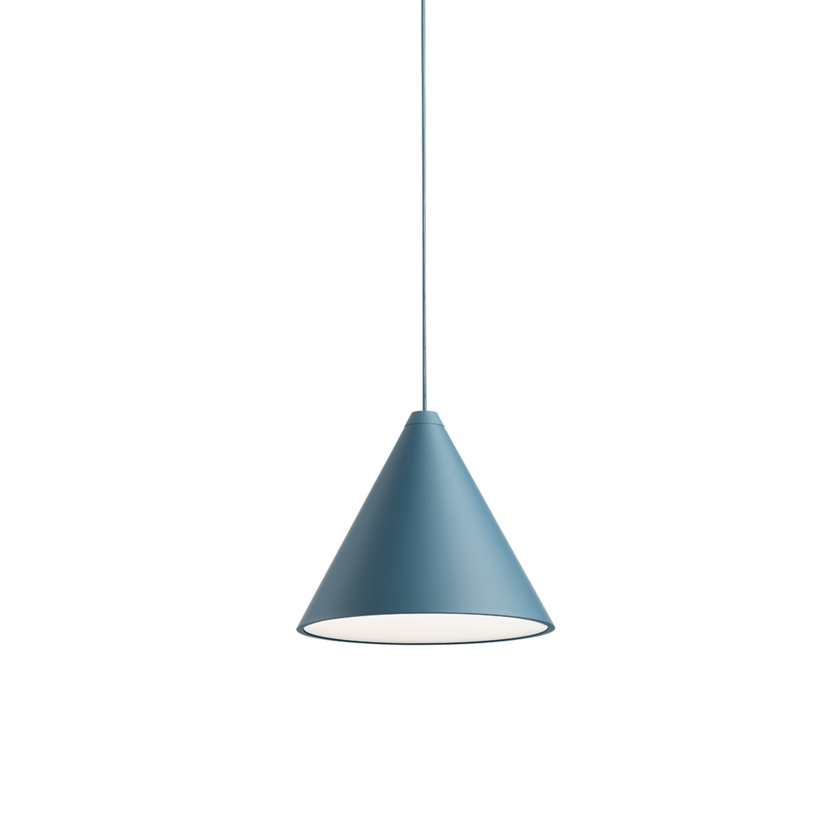 Flos String Light Cone LED Pendelleuchte, App Control22 m Kabel, blau