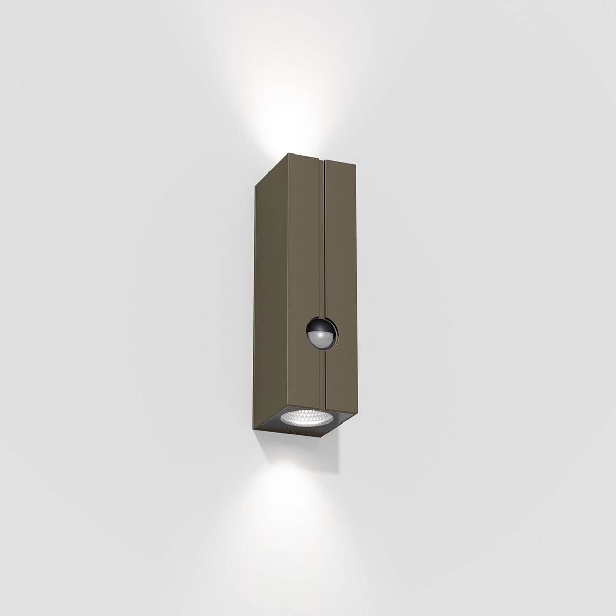 IP44.de Cut Control LED Außenwandleuchtecool brown (braun)