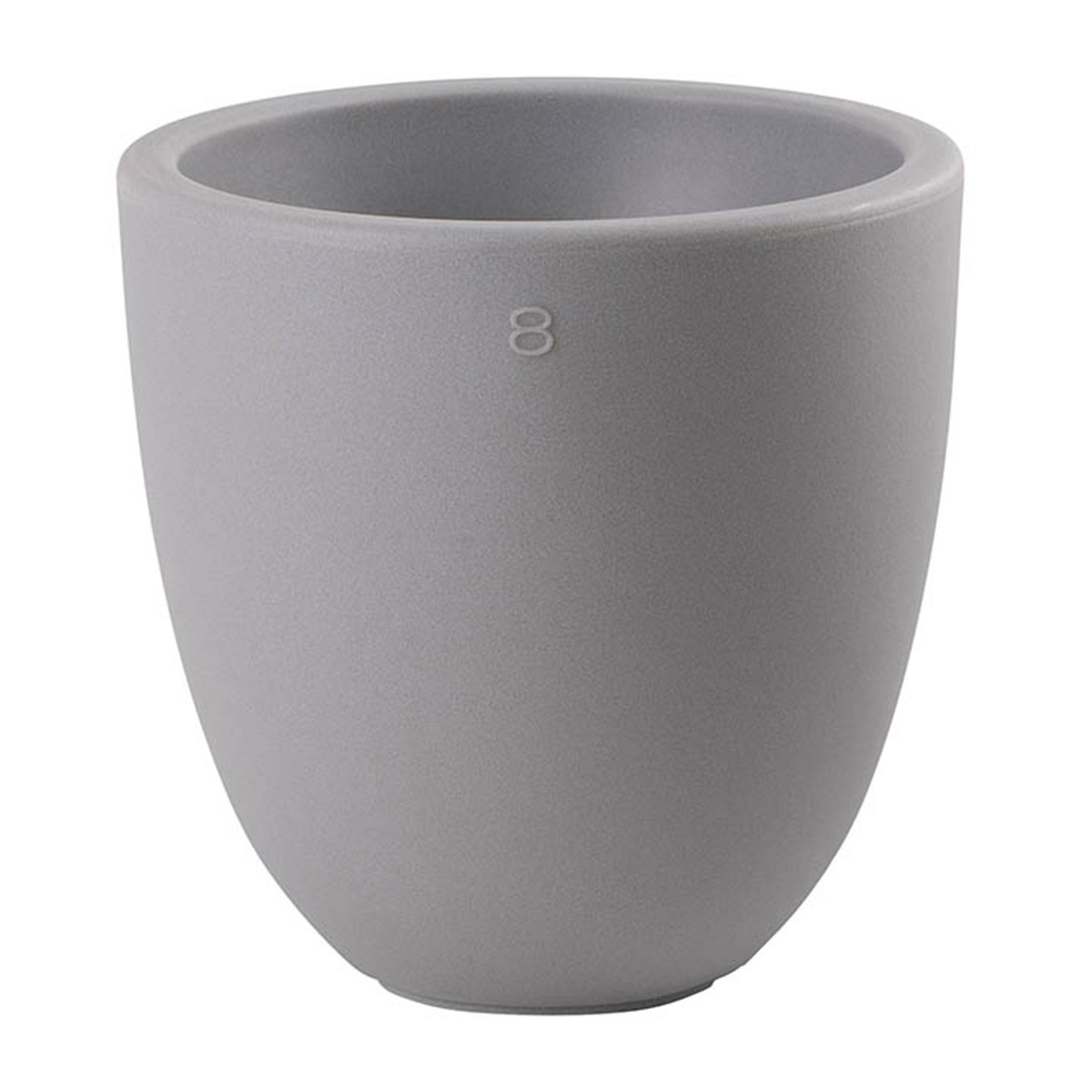 8 seasons design Shining Curvy Pot S Dekoleuchtegrau