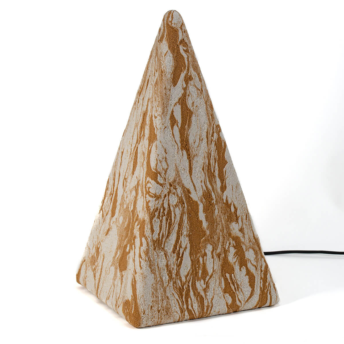 Epstein-Design Pyramide Sahara AußenleuchteHöhe: 73 cm, Sandstein, mit Schalter