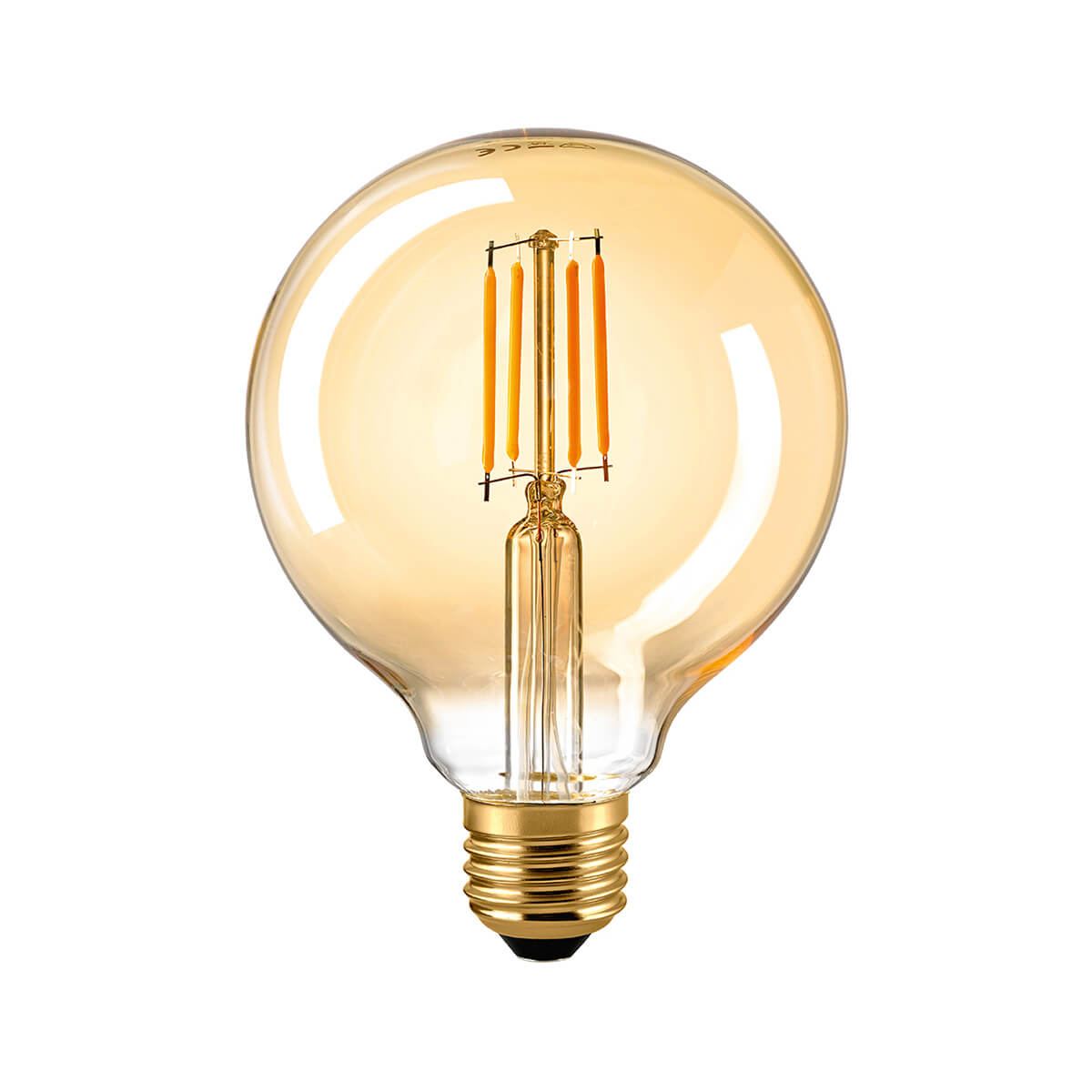 LED Filament Globelampe E27 Gold, 10 W, 2500 K, dimmbar