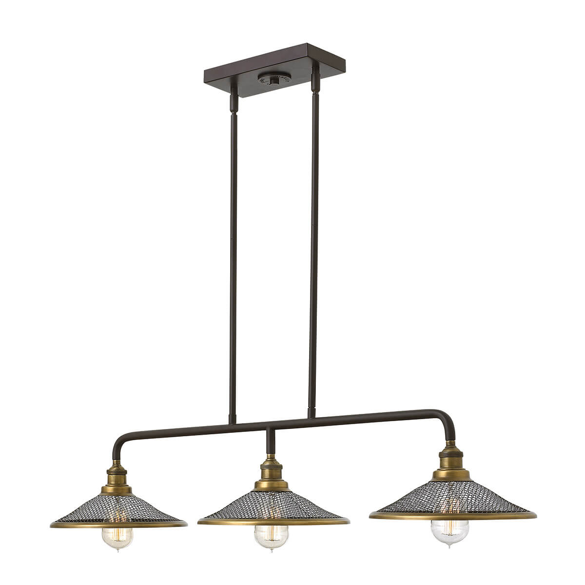 Elstead Lighting Rigby Pendelleuchte, 3-flg.Bronze