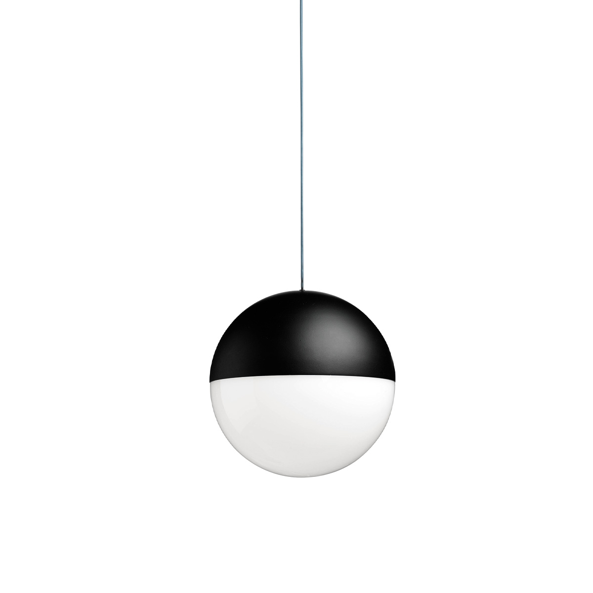 Flos String Light Sphere LED Pendelleuchte, App Control22 m Kabel, schwarz