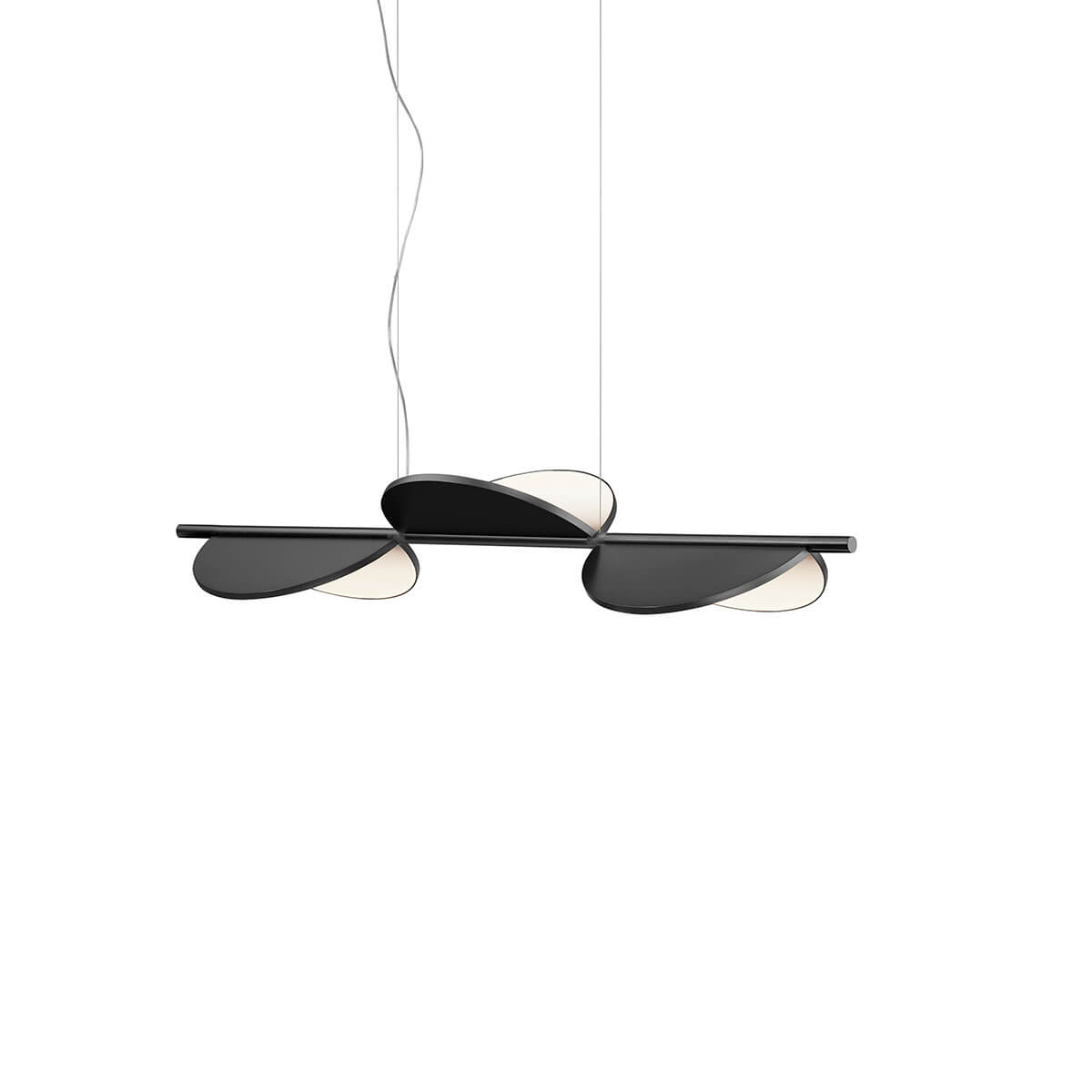 Flos Almendra Linear S3 LED Pendelleuchteanthrazit matt