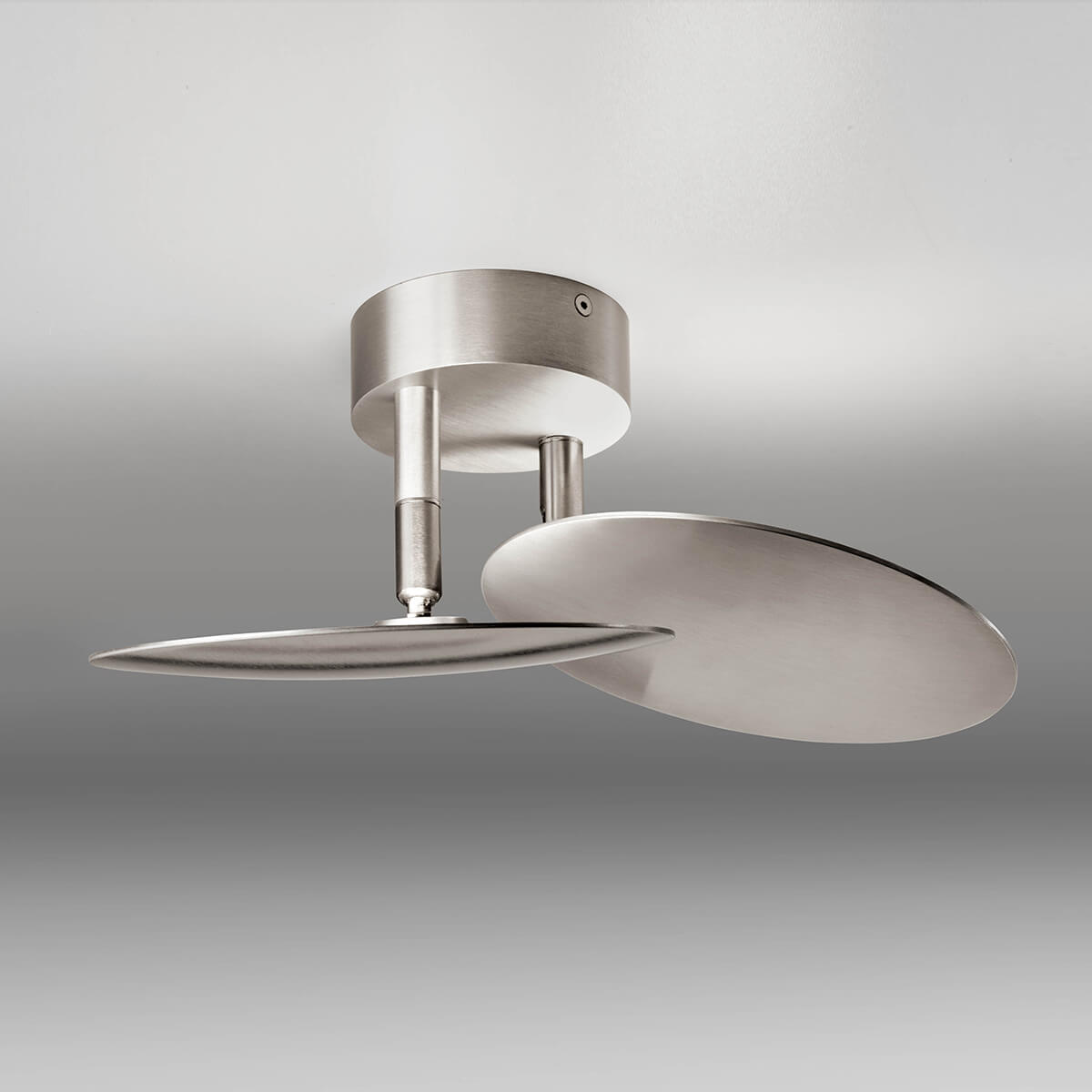 Lupia Licht Plate 2 LED Wand- / DeckenleuchteAluminium matt