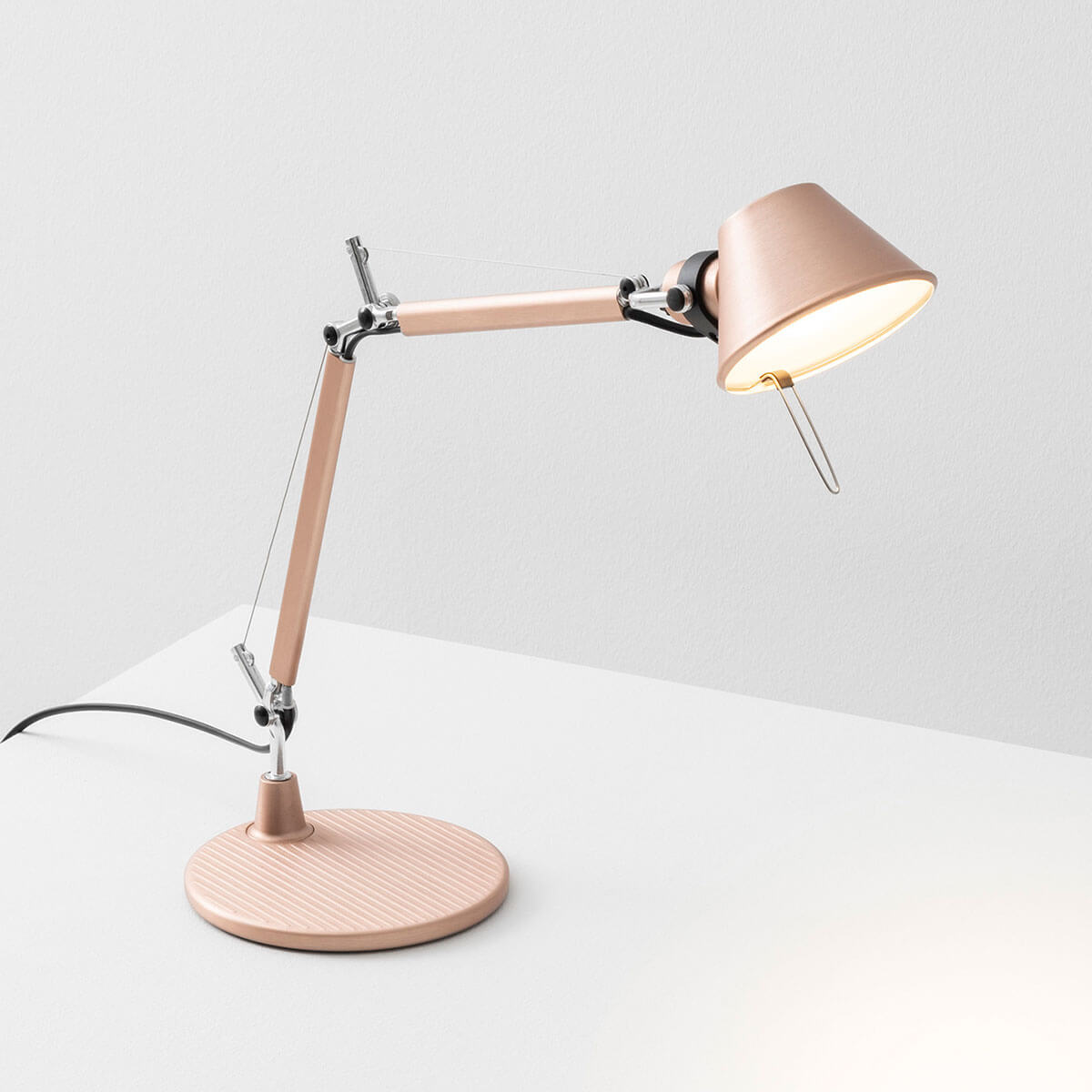 Artemide Tolomeo Micro Tavolo Special EditionKupfer eloxiert / gebürstet