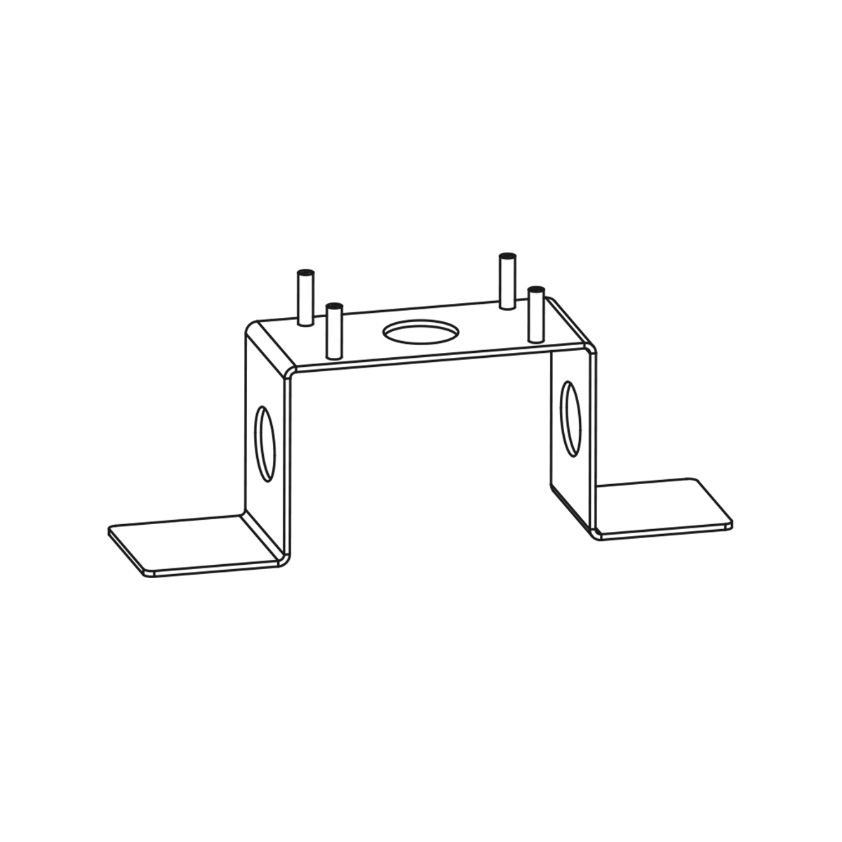 Bodenbefestigungsteil für Lab B