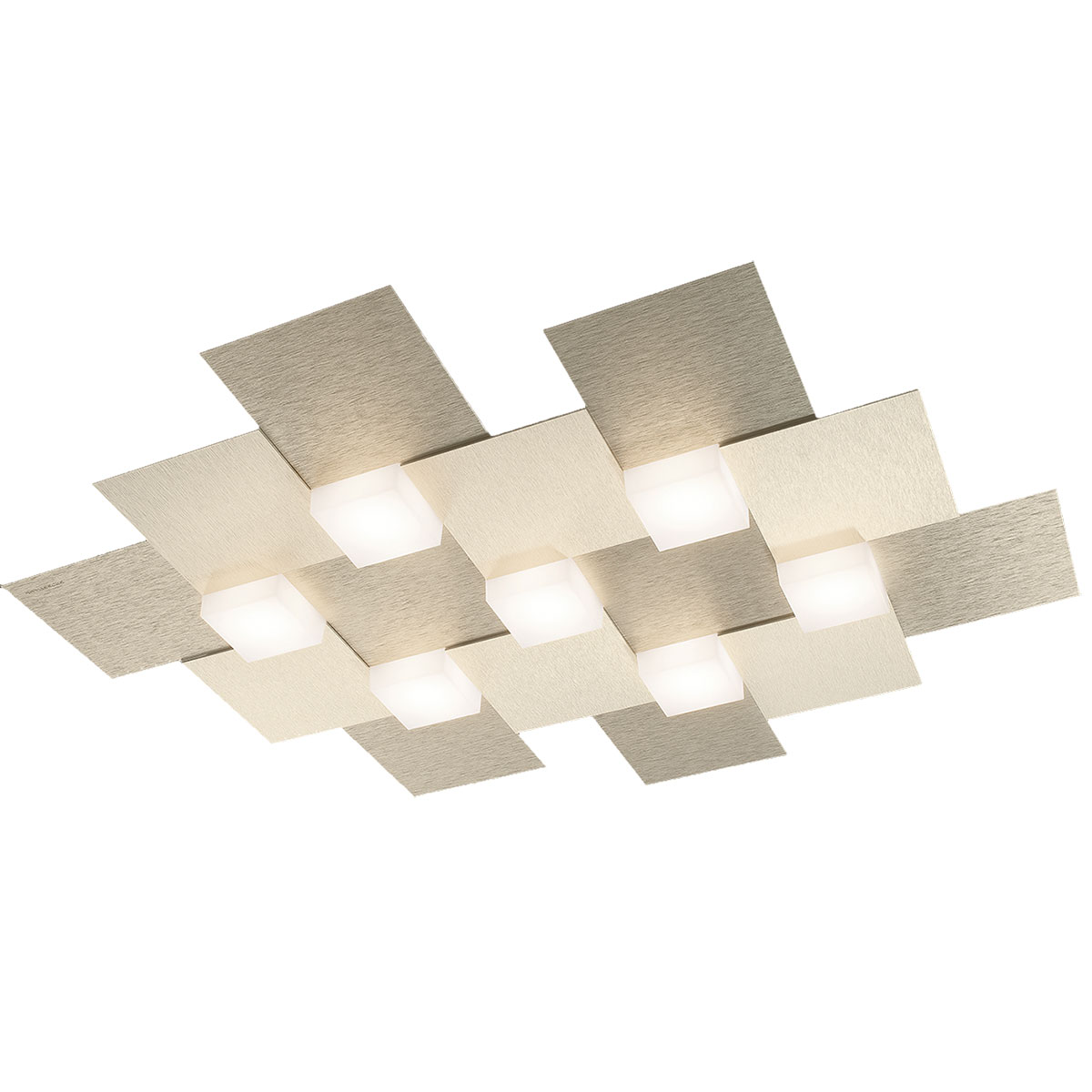 Grossmann Creo LED Deckenleuchte, 60,5 x 49,5 cmchampagner