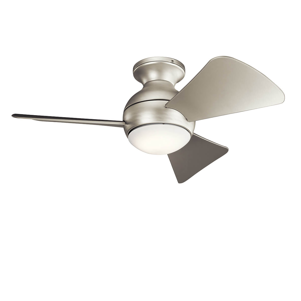 Elstead Lighting Sola Deckenventilator mit LichtNickel matt