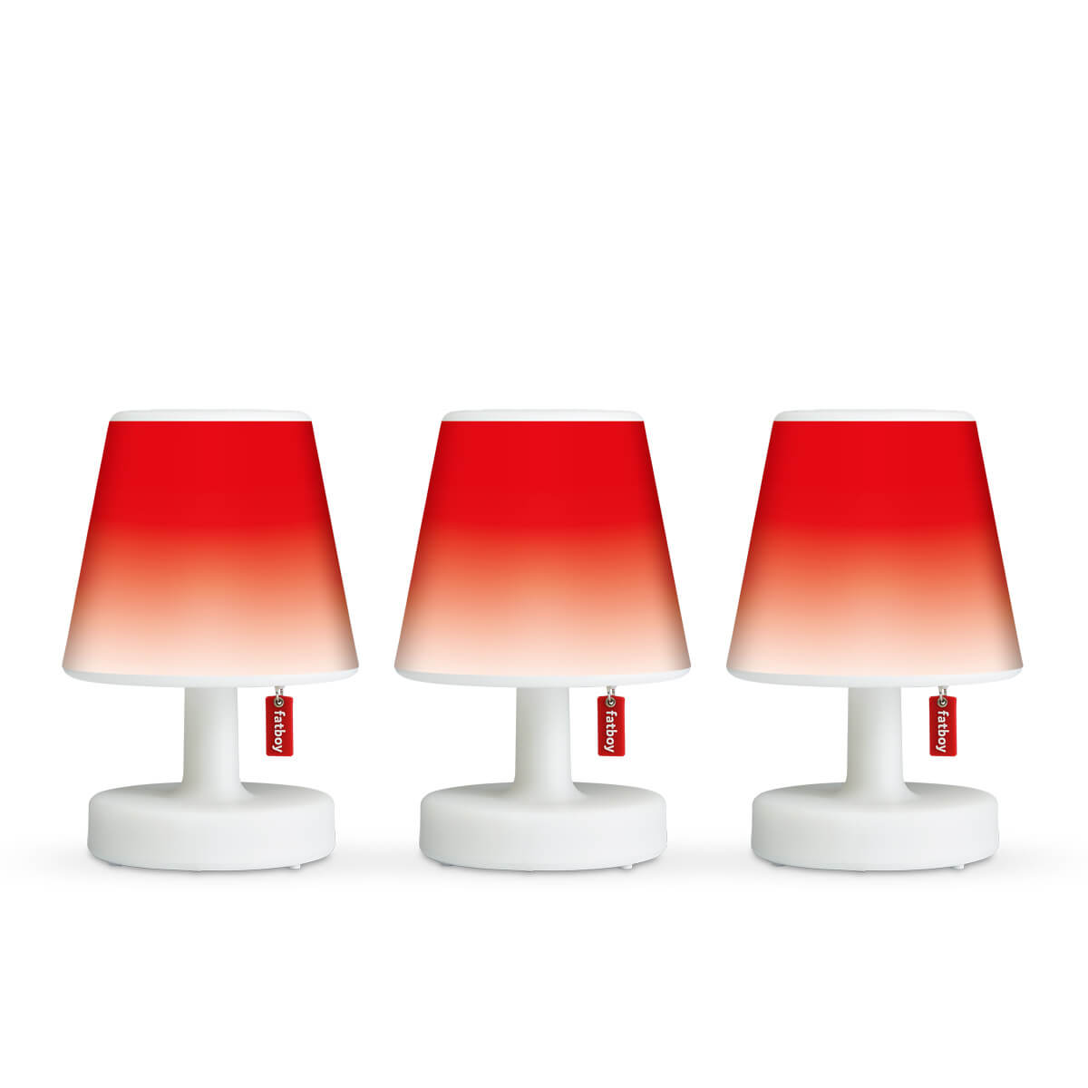 Edison the Mini LED Akkuleuchte, 3er-Set, mit Mini Cappie Set Red Mist