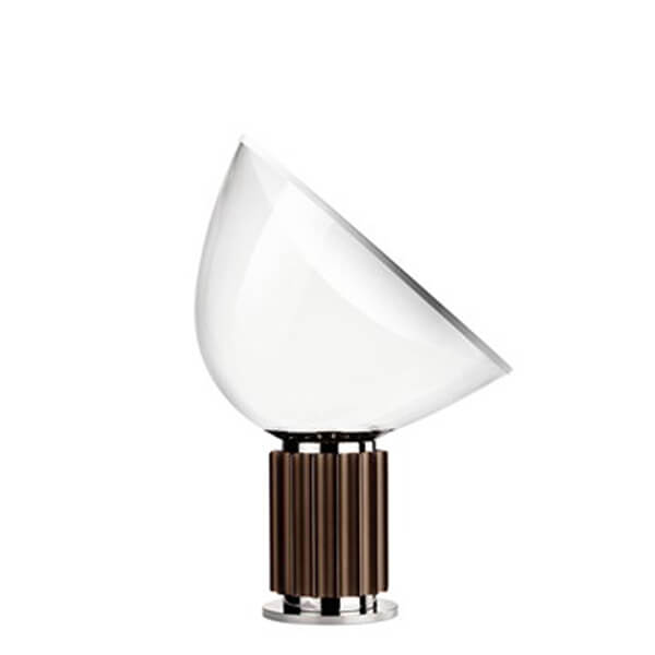 Flos Taccia Small LED TischleuchteBronze eloxiert