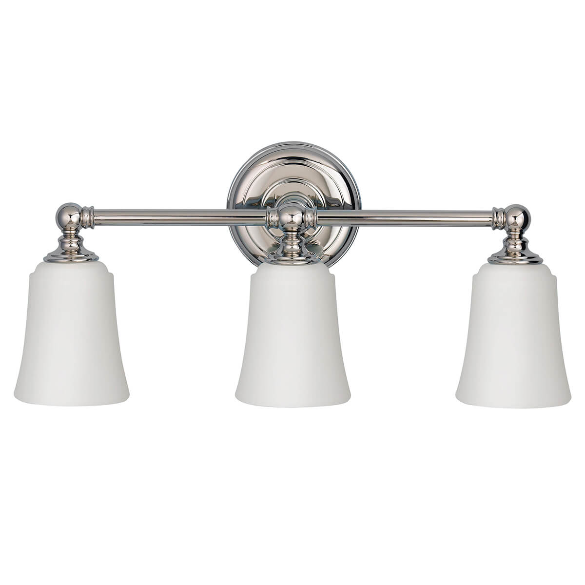 Elstead Lighting Huguenot Lake Wandleuchte, 3-flg.Chrom poliert