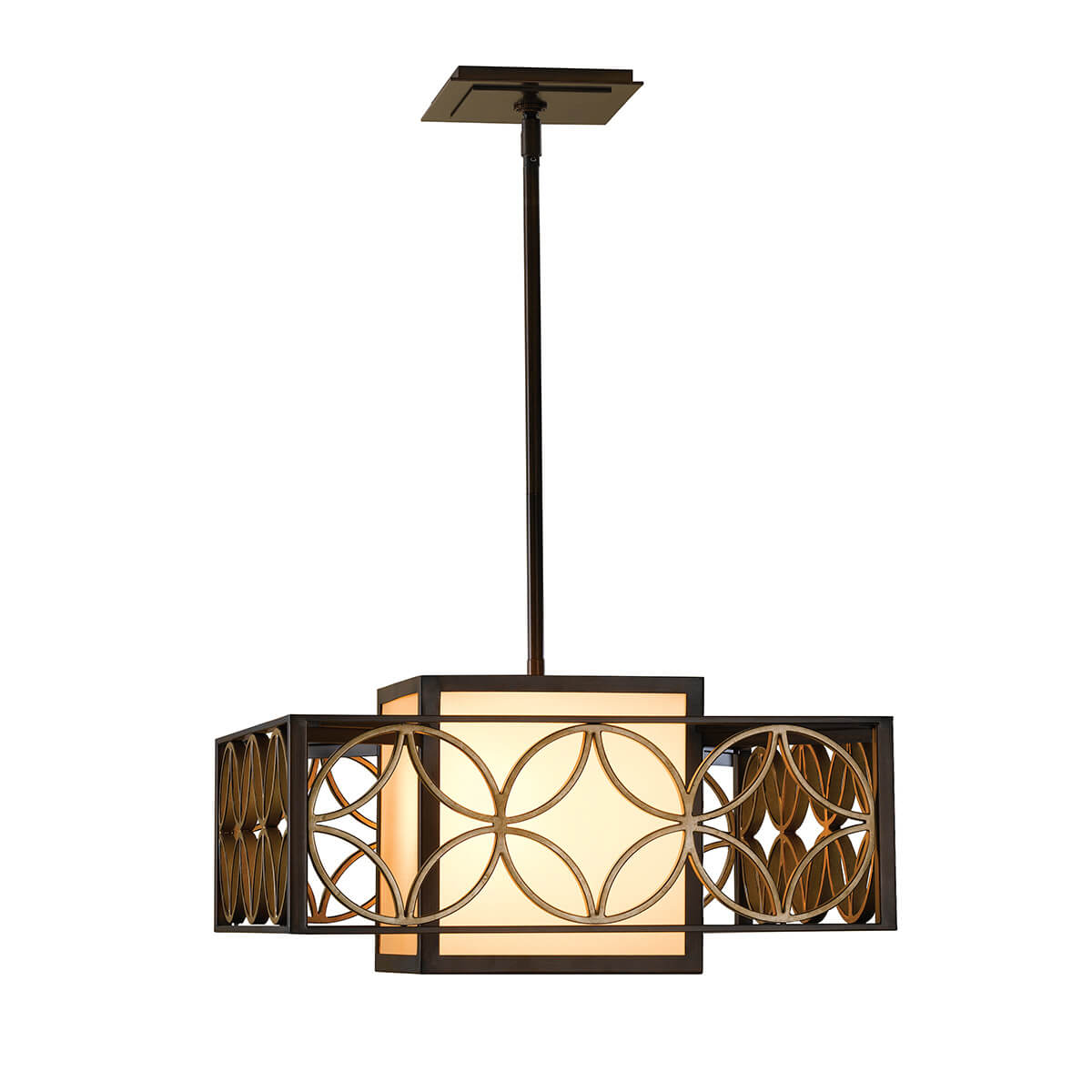 Elstead Lighting Remy Pendelleuchte, 1-flg.Bronze / Gold