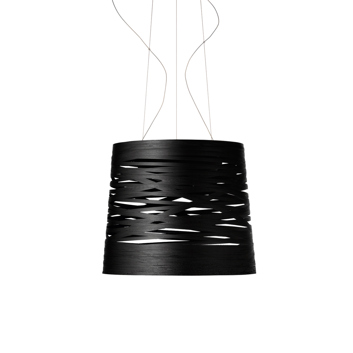 Foscarini Tress Grande LED Sospensionenero (schwarz), dimmbar